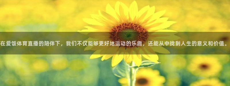 在爱饭体育直播的陪伴下，我们不仅能够更好地运动的乐趣，还能从中找到人生的意义和价值。