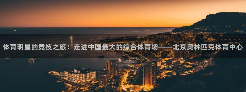 体育明星的竞技之旅：走进中国最大的综合体育场——北京奥林匹克体育中心