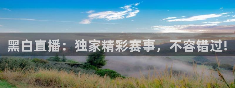 黑白直播：独家精彩赛事，不容错过!