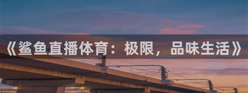 《鲨鱼直播体育：极限，品味生活》